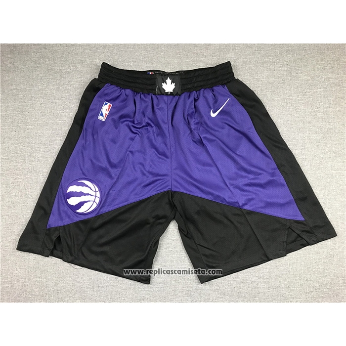 Pantalone Toronto Raptors Earned Edition 2020-21 Negro